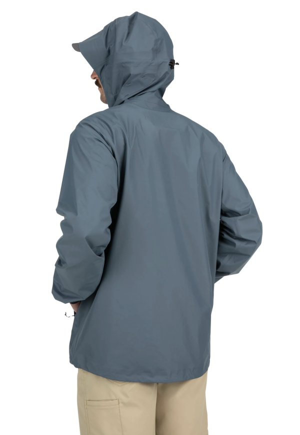 Simms Flyweight Shell Jacket Model Back Simms Flyweight Shell Jacket Model Back
